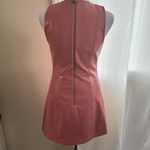 Alice + Olivia Daven faux croc-effect leather mini dress, SZ 2,Antique rose,$498 Photo 5