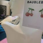 BaubleBar  diamonds paved cherry 🍒 earrings Photo 2