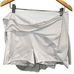 Athleta  White Perforated Mini Skirt Photo 5