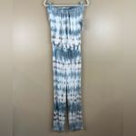 Young Fabulous and Broke  Blue White Tan Strapless Tie Dye Jumpsuit Small Photo 1