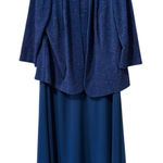 Alex Evenings Tiered Gown Cami Top Sz 14W Formal Wedding Guest Mother Of Bride Photo 0