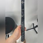 Woman's skull hot topic black and silver‎ belt size XL Photo 4