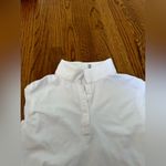 Mono B Cropped Sleeveless Athletic Wear Tank Top Size Small in White Photo 3