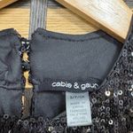 Cable & Gauge Cable & Gage Black And Silver Ombre Sequin Tank Top Size Small‎ Photo 5