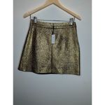 Milly  Women's 214MC02786 Size 2 Gold Modern Mini Skirt NWT Photo 2