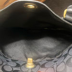 Coach ✨ Signature Black Hampton Flap Bag✨ Photo 11