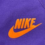 Nike  Sportswear Hoodie Womens Medium Purple Swoosh Full Zip Hooded Sweatshirt Photo 2