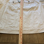 Draper James  Womens Plus Size Magnolia White Denim Jacket Size 2X NWT $150‎ Photo 7
