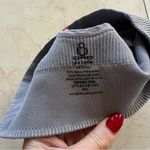 Phat Buddha Gray Ribbed Elastic Sports Bra Racerback Sz M/L Size M Photo 4