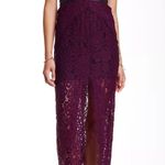 Free People Lace Column Maxi Dress in Eggplant Size 2 Photo 14