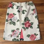 Anthropologie Pretty Floral Pencil Skirt Sz 4 Photo 4