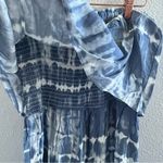 Japna NWT  Strapless Ruffle Statement Leg Jumpsuit Tie Dye Hippy Festival Medium Photo 5