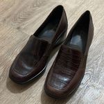 Clarks | Leather Alligator Pattern Loafers Photo 0