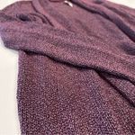 RVCA Knit Plum/ Purple Cardigan Sweater Size Small Photo 6