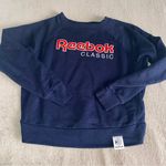 Reebok  navy blue Pull over sweatshirt crewneck Photo 0