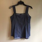 NWT G.H. Bass & Co small jean top Blue Photo 1