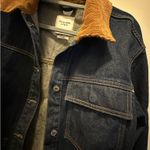 Abercrombie & Fitch NWOT Abercrombie Oversized Denim Utility Shirt Jacket in Dark Wash Photo 1