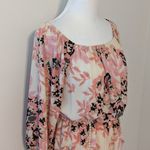 Audrey 3+1 Audrey 3Plus1 Pink Floral Romper Size Small Boho Floral Short Romper Photo 3