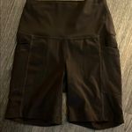 Yogalicious lux 7” short in dark chocolate NWOT Photo 0