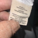 Altar'd State Altar’d State White & Tan Stripes Tiered Crepe Ruffle Cap Sleeve Shift Dress S Photo 6