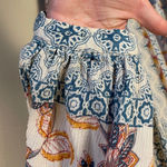 Angie  Women’s Boho Floral Print Crochet Multicolor Open Kimono Robe Duster Photo 4