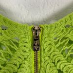 Lilly Pulitzer  Siesta Shift Dress Knit Battenburg Lace Matcha Green Size 2 Photo 3