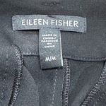 Eileen Fisher  Silk Black Crepe Trouser Pants Medium Dress Work Career High Waist Photo 4