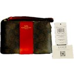 Coach $88 Retail NWT Brown and Red Wristlet Photo 3