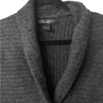 Revolve Elena Solano 100% Pure Cashmere Dark Grey Button Sweater Longsleeve Size L Photo 3