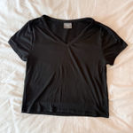 Olivia Rae  New York Black V-Neck Top Size Small Photo 0