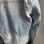Ci Sono  Denim Jacket, Removable Hood, Distressed, Size Large, Style DJK161 Photo 8