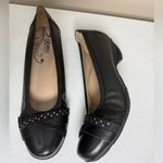 Abeo Nellie Pumps Sz 9.5N Slip On Leather Career Wear Academic Professional Black Photo 1