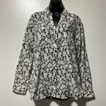 Talbots  Novelty Heart Print Valentines Day Button Down Portofino Shirt Sz Large Photo 5