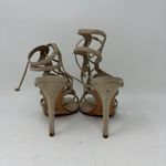 Schutz  Laurine Suede Laced Up Sandal Size 7.5 B Photo 3