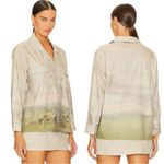 Free People  Found Western Horse Wildlife Field Long Sleeve Shirt Large Unisex Photo 1