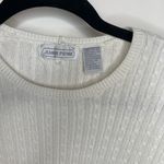 Jeanne pierre  Cable Knit Sweater Short Sleeves Sz Medium Photo 2
