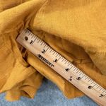 Lou & grey High Rise Linen Shorts Women's Medium Elastic Waist Golden Yellow Photo 1