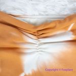 New! Martha Rey Free People Harper tie dye bikini bottom, size M Orange Size M Photo 8