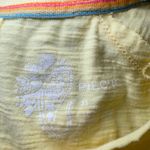 Pilcro  XS Yellow Breezy Split Back Tee Cotton Photo 4