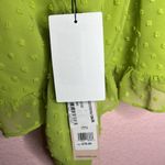 BCBGeneration Women's Short Sleeve Tie Front Smocked Back Crop Top. Size M Photo 4