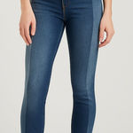 Unpublished Two-Tone High Rise Skinny Jeans Photo 0