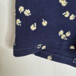 SKIMS Sleep Set Womens Medium Rib Daisy Tank Top & cotton ribbed boxer shorts Photo 3