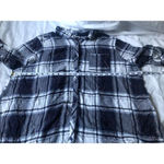 Avenue  Women’s Blue Plaid Acid Washed Shirt plus size 18/20 Photo 2