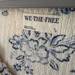 We The Free  Clover Thermal Ivory Combo Blue Flowers Long Sleeve Small Floral Photo 4
