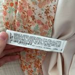 ZARA pink floral mini dress Photo 4