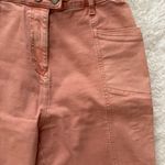 SO Paperbag Waist Twill Pink Pants Photo 5