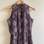 White House | Black Market White House‎ Black Market Printed High Neck Blouson Dress Womens Size XS Photo 4