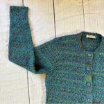 appleseed's Appleseed’s Blue Green Long sleeve pockets Knit Cardigan Sweater no size tag Photo 2