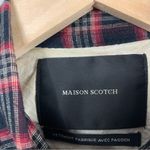Scotch & Soda  Maison Scotch Red Plaid Shirt Crochet Elbows Photo 2