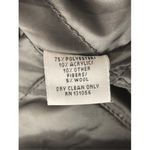 Valerie Stevens VTG Tweed Moto Jacket Black Gray Faux Leather Trim Medium Photo 3